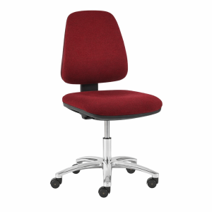 GALA swivel chair SX-110, red, PC/AS, castors