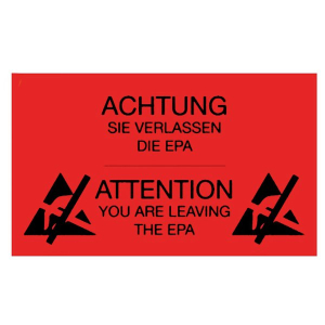 EPA35-DA EPA exit sign German/English