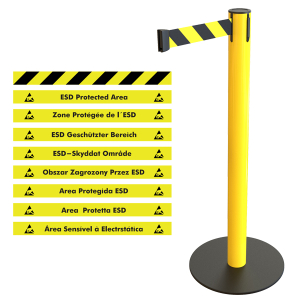 BAR-95/1 Tape barrier with autom. 3 m rewinder