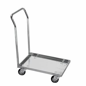 Transport trolley for EURO container with bracket 615 x 410 mm
