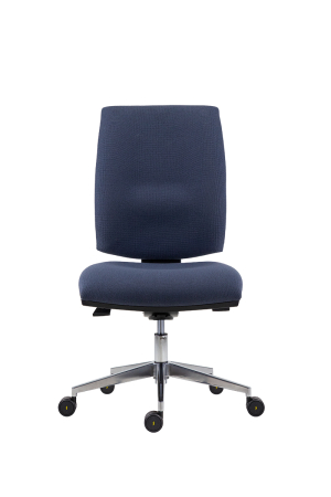 ESD-Stuhl 1381 SYN FLUTE ALU mit leitfähigen Rollen und Aluminiumgestell – Hergestellt in Tschechien