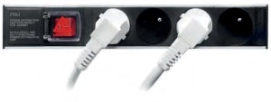 Elektrolišta SPEX, 4x zásuvka 230 V, centrální vypínač
