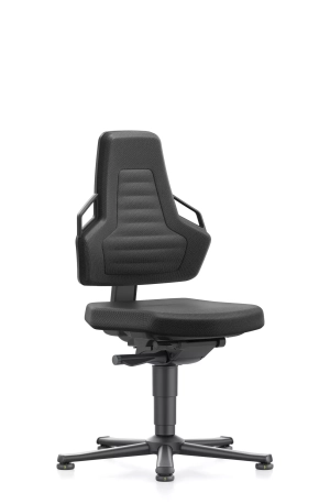 Arbeitsstuhl NEXXIT - ESD-Stuhl in schwarzer Ausführung.