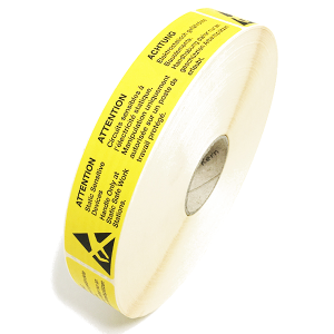 Seal label DE/EN/FR 26 x 136 mm