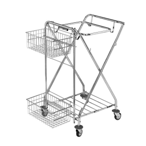 PX120 paper trolley chrome plated incl. 4 conductive wheels
