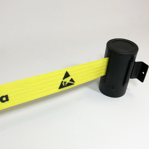 BAR-12 Belt barrier with wall mounting 3 m rewind incl. wall clip