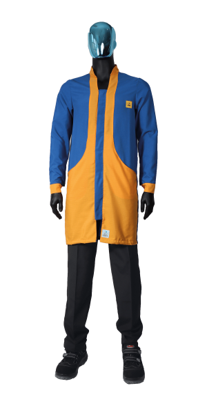 ESD-Arbeitsmantel Premium-Herrendesign PS1, material TH55