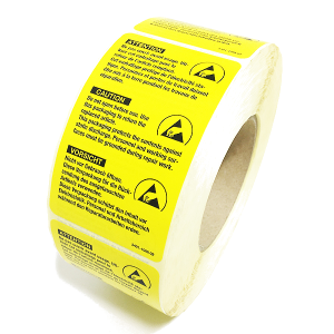 LML60100 Warning labels 3 languages (D/E/F)