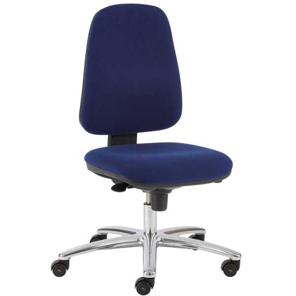 Otočná židle ATLAS SX-210 44:57 cm tmavě modrá SS kolečka