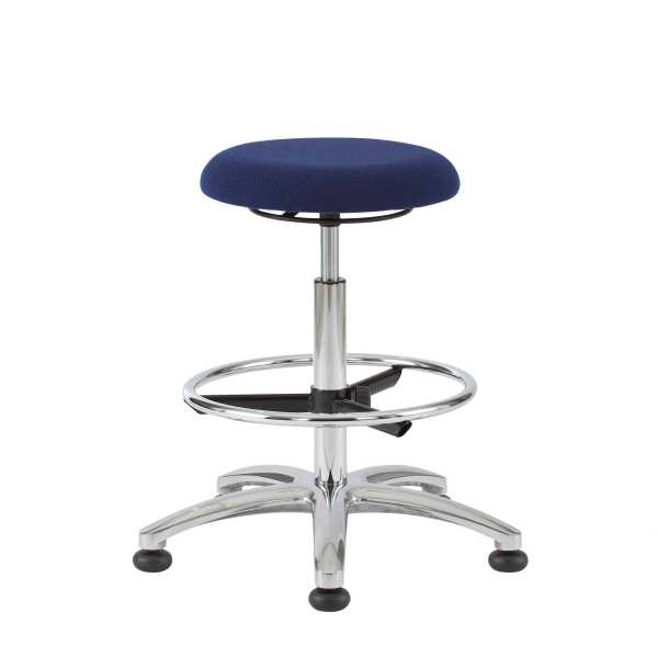 Otočná stolička STANDBY SX-241 modrá 60:85 cm kluzáky