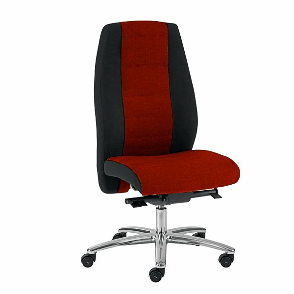 Otočná židle SATURN SX-310 černá/bordeaux 44:57 cm kolečka TP