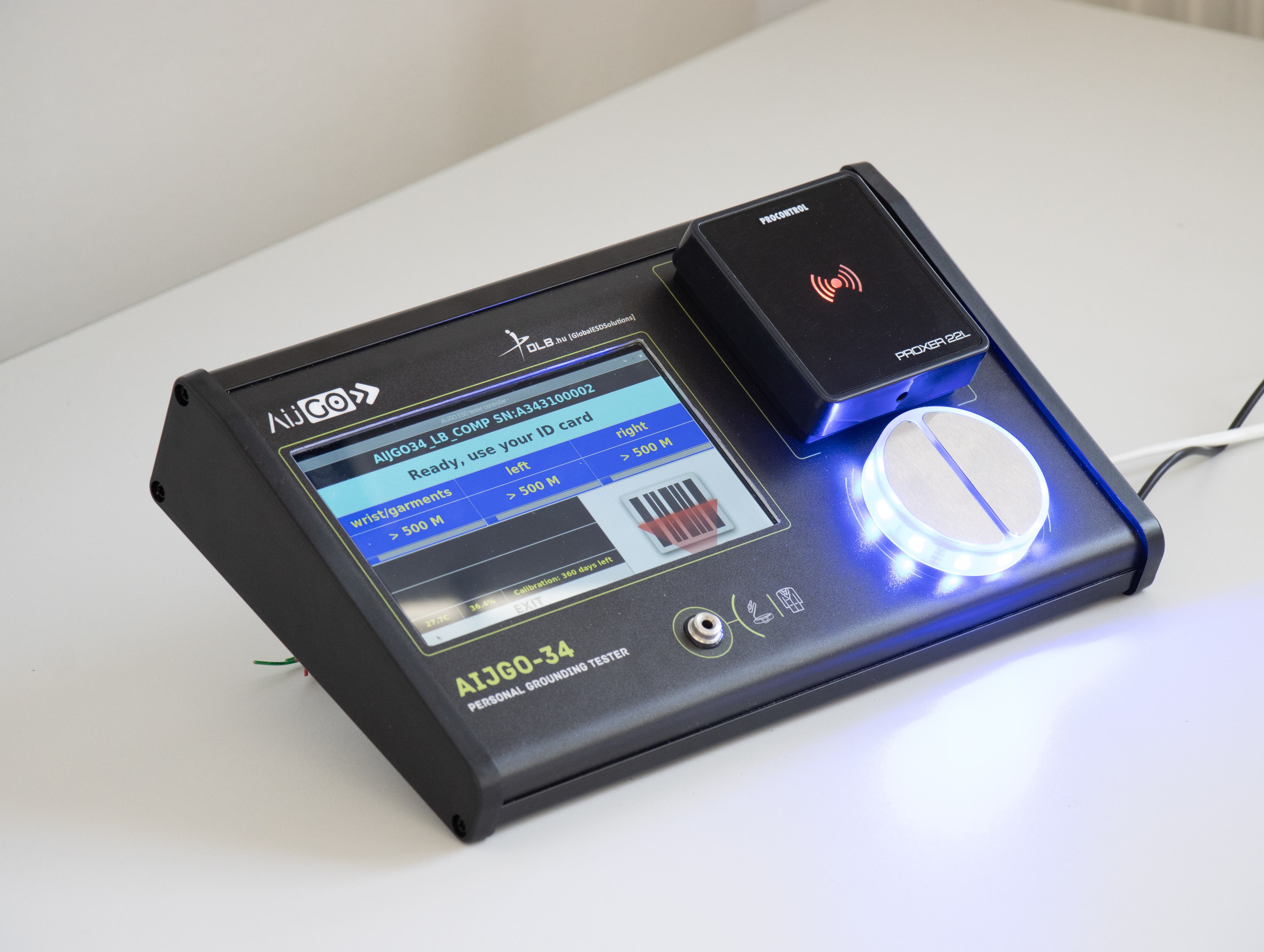 AIJGO-34 tester osobního uzemnění